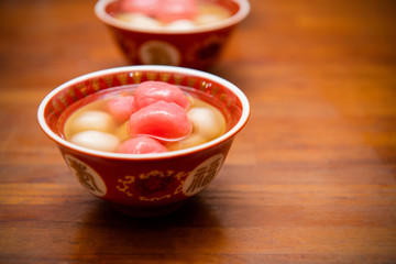 Chinese sweetheart soup, longan and red dates