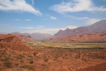 Naklejka premium Magnificent colorful landscape of Argentina