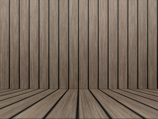 Wood texture background pattern. Dark hardwood planks surface of wooden board floor wall fence. Abstract timber decorative illustration.