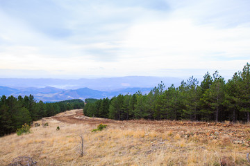  Panoramic View of the Mountain Natural Landscape