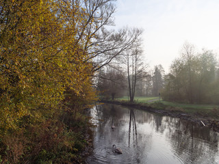 Herbst am See im Münsterland