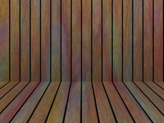 Wood texture background pattern. Dark hardwood planks surface of wooden board floor wall fence. Abstract timber decorative illustration.