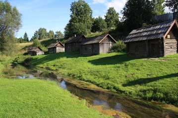 Old house in the forest