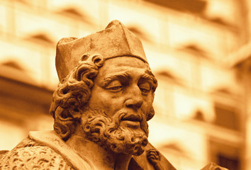 Baroque statue detail