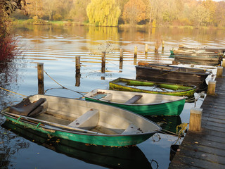 Herbst am See im Münsterland