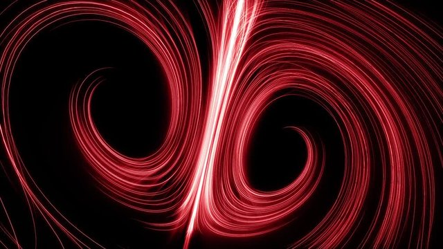 Double Spiral Swirl Red