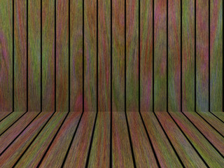 Fototapeta premium Wood texture background pattern. Dark hardwood planks surface of wooden board floor wall fence. Abstract timber decorative illustration.