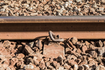 The railway tracks