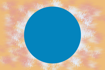 An abstract circle border background image.
