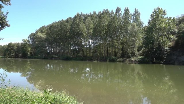 On the natural road of Ter in Girona