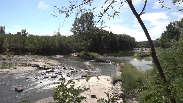 On the natural road of Ter in Girona