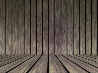 Wood texture background pattern. Dark hardwood planks surface of wooden board floor wall fence. Abstract timber decorative illustration.