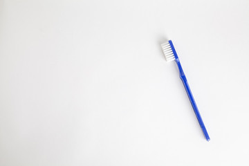 toothbrush on a white background. product at a low price