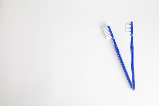 toothbrush on a white background. product at a low price