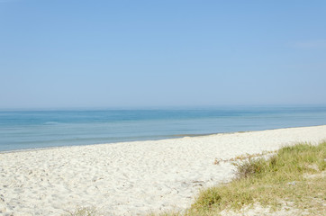 Fototapeta na wymiar Black Sea Beach in Ukraine