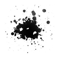 Ink stains. Ink with water. Watercolor stains.