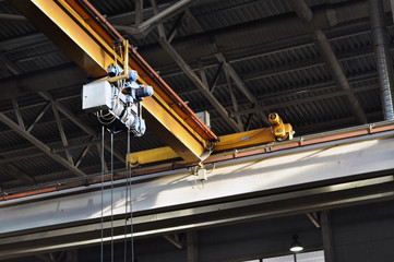 Naklejka premium Plant for the production of metal structures.