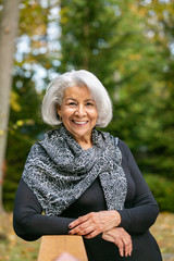 portrait of senior woman