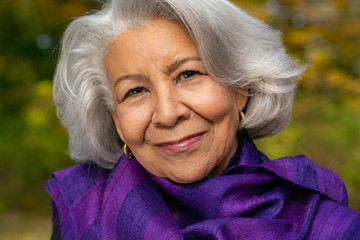 portrait of senior woman
