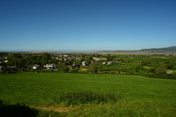 Lake District national park coast, England