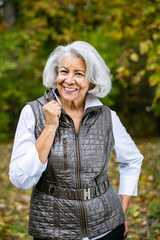 portrait of senior woman