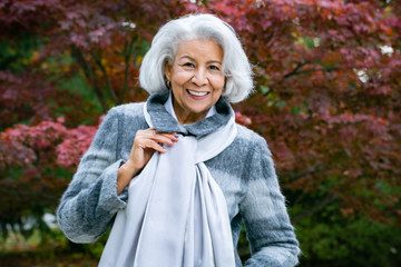 portrait of senior woman