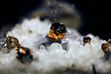 Sphalérite avec pyrite et dolomite