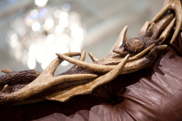 Wooden carved furniture decoration items