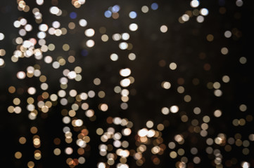 drops of water on black background