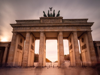 Berlin Brandenburger Gate in Special Light view