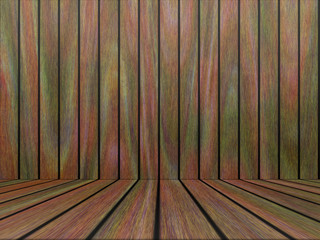 Wood texture background pattern. Dark hardwood planks surface of wooden board floor wall fence. Abstract timber decorative illustration.