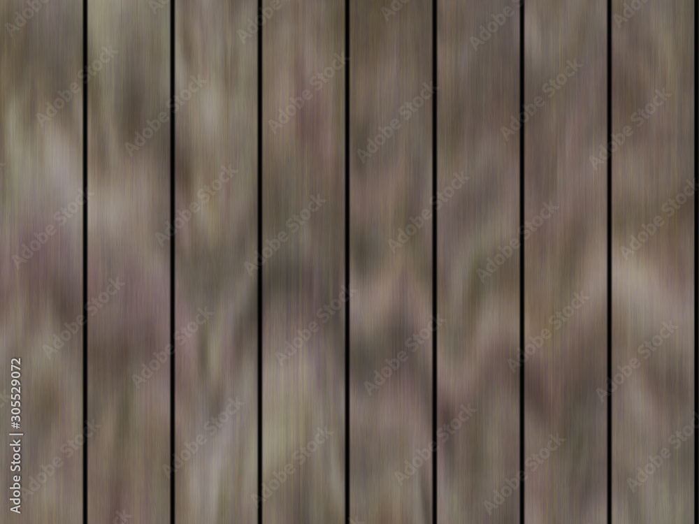 Wall mural Wood texture background pattern. Dark hardwood planks surface of wooden board floor wall fence. Abstract timber decorative illustration.