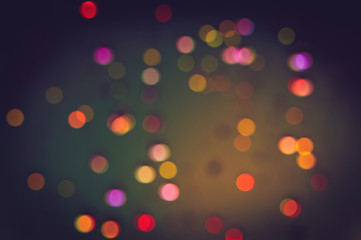 abstract background with bokeh lights