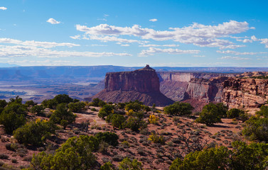 The dramatic and colorful beauty of Autumn in Canyonlands National Park in southern Utah.