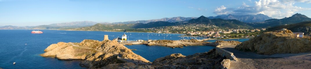 Naklejka na ściany i meble lle-Rousse - Corsica