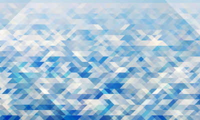 Obraz premium Wallpaper of blue triangles. Abstract painting. Vector illustration.