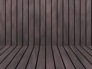 Wood texture background pattern. Dark hardwood planks surface of wooden board floor wall fence. Abstract timber decorative illustration.