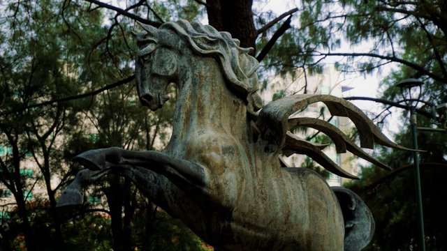Horse sculpture