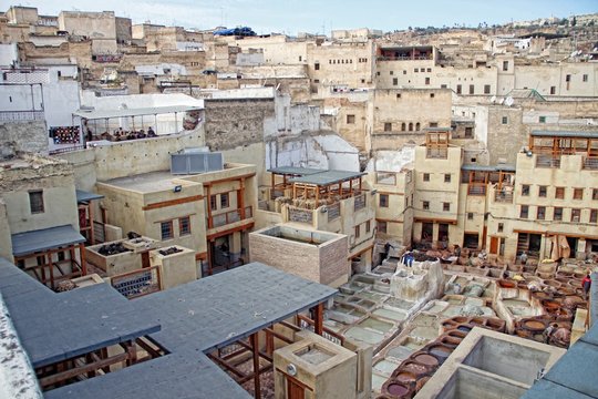 Fes, Morocco »; Spring 2017: The famous tanneries of the city of Fez