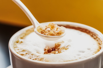 bowl of cereal with milk