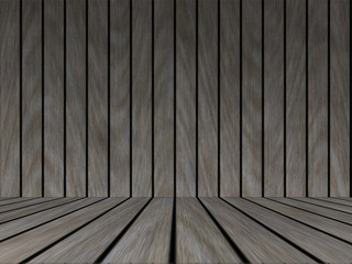 Wood texture background pattern. Dark hardwood planks surface of wooden board floor wall fence. Abstract timber decorative illustration.