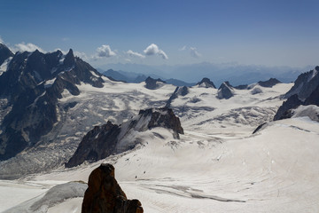 Mont Blanc Gletscher