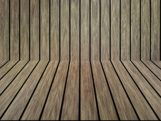 Wood texture background pattern. Dark hardwood planks surface of wooden board floor wall fence. Abstract timber decorative illustration.