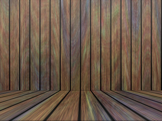 Wood texture background pattern. Dark hardwood planks surface of wooden board floor wall fence. Abstract timber decorative illustration.