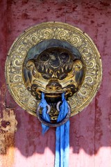 Mongolian temple door knocker