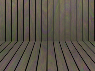 Wood texture background pattern. Dark hardwood planks surface of wooden board floor wall fence. Abstract timber decorative illustration.