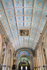 Fototapeta premium Santiago de Cuba, Cuba, August 18, 2016: The cathedral of Nuestra Senora de la Asuncion