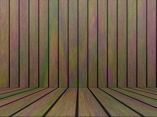 Wood texture background pattern. Dark hardwood planks surface of wooden board floor wall fence. Abstract timber decorative illustration.