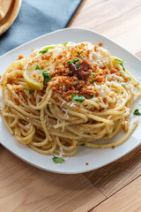 Italian Spaghetti Pasta Mollicata