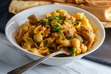 Sausage Macaroni and Cheese
